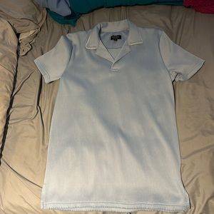 Mens Small Slim ribbed fit Polo